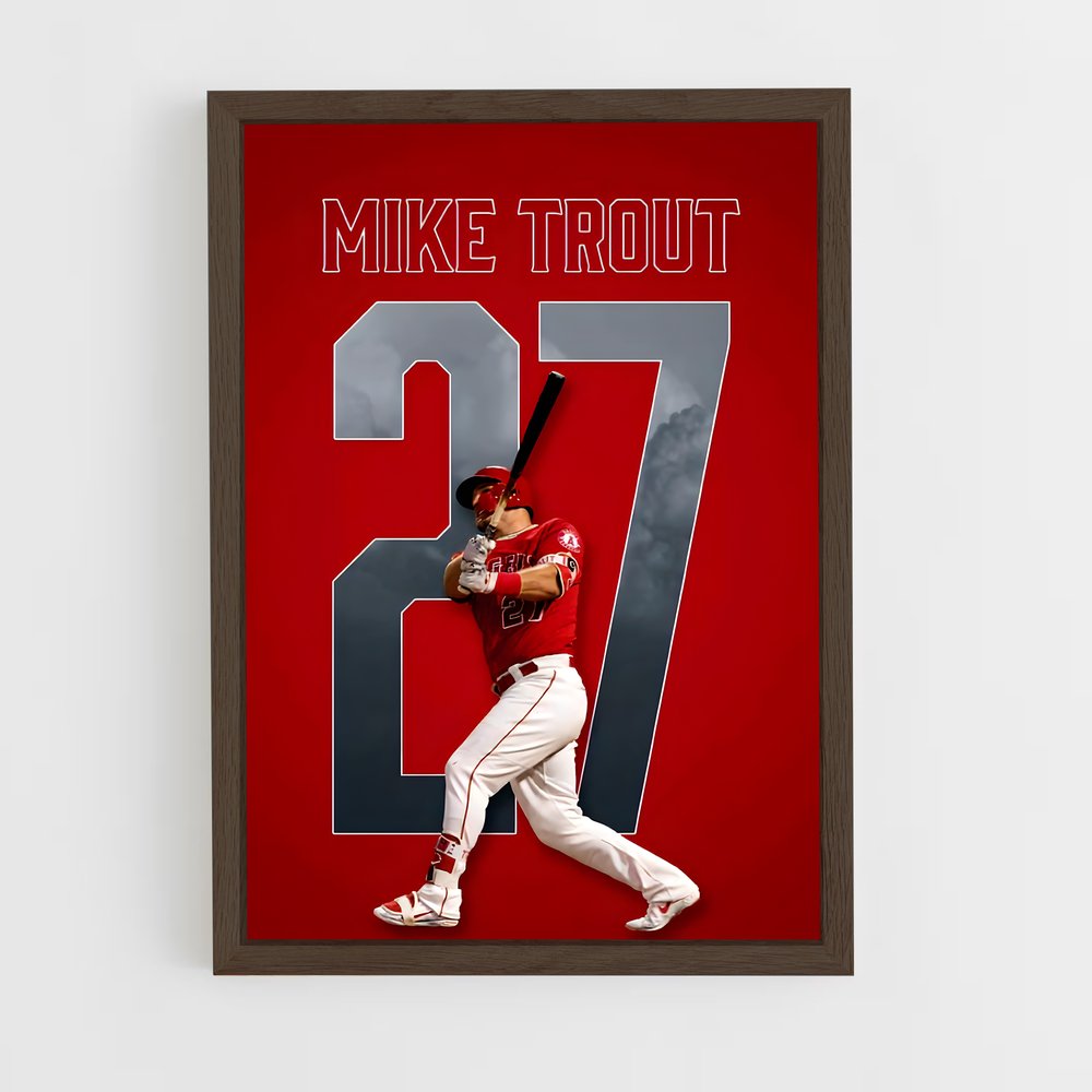Poster Le Phénomène Trout – affiche Baseball (vue 5)